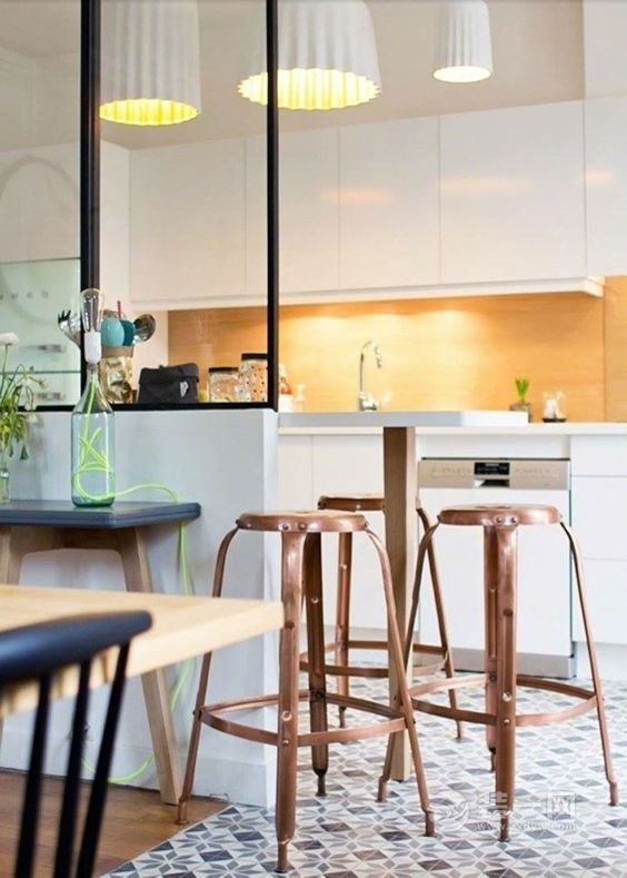 9款高大上厨房吧台装修效果图